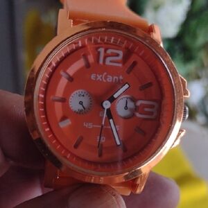 Excant Orange Watch NWOT